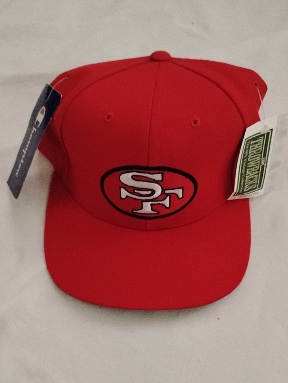 Champion Vintage Red San Francisco SF Logo Snapback Hat